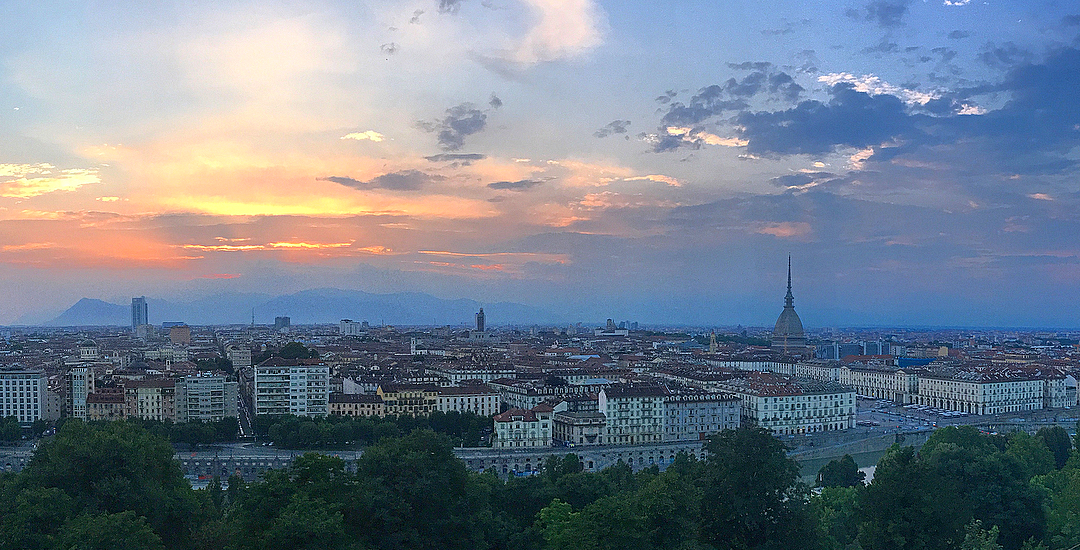 Torino dall'alto del Monte dei Cappuccini